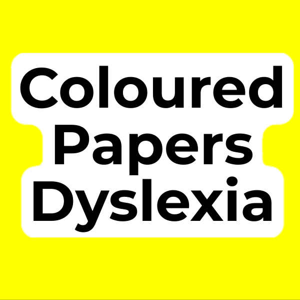 Dyslexia Coloured Paper